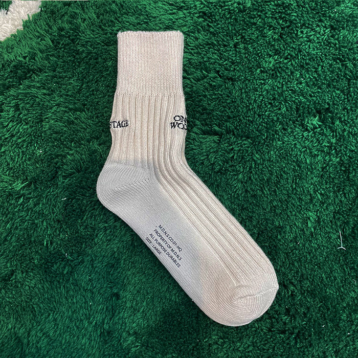 Wholesale Socks Cotton Mid Tube MOQ6 JDC-SK-jiayuan006