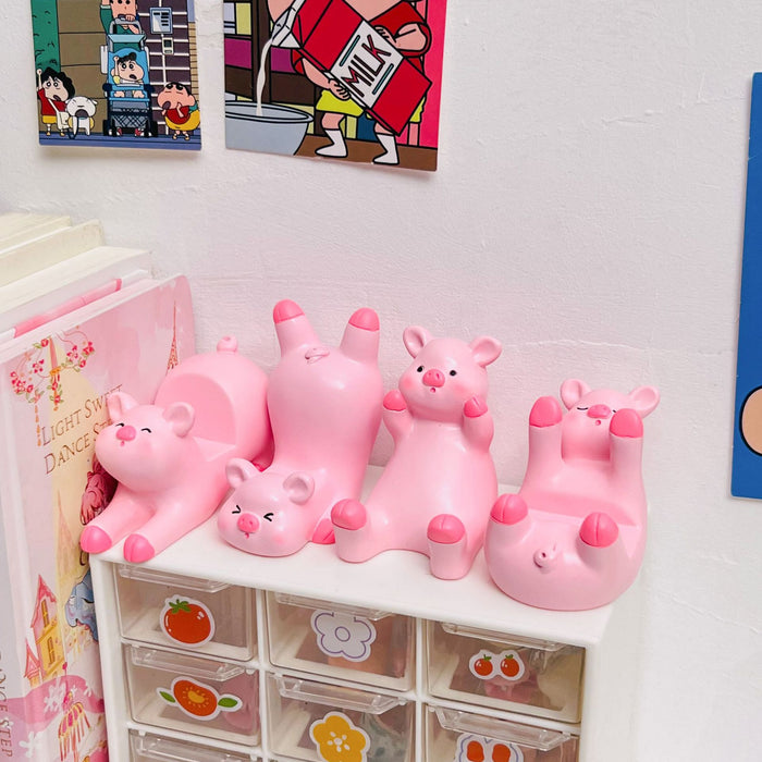 Wholesale Grips Plastic Cartoon Cute Pig Ornament MOQ≥2 JDC-PS-LouC001