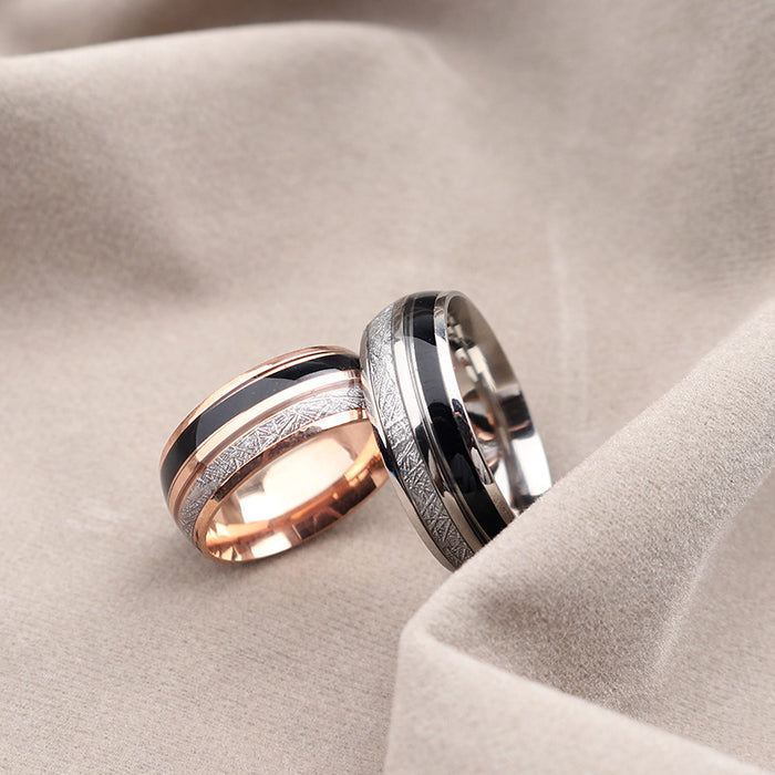 Wholesale Rings Stainless Steel Bicolor MOQ≥2 JDC-RS-HuH005