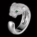 Jewelry WholesaleWholesale diamond-set adjustable leopard head opening metal ring MOQ≥5 JDC-RS-NS013 Rings 尼森 %variant_option1% %variant_option2% %variant_option3%  Factory Price JoyasDeChina Joyas De China
