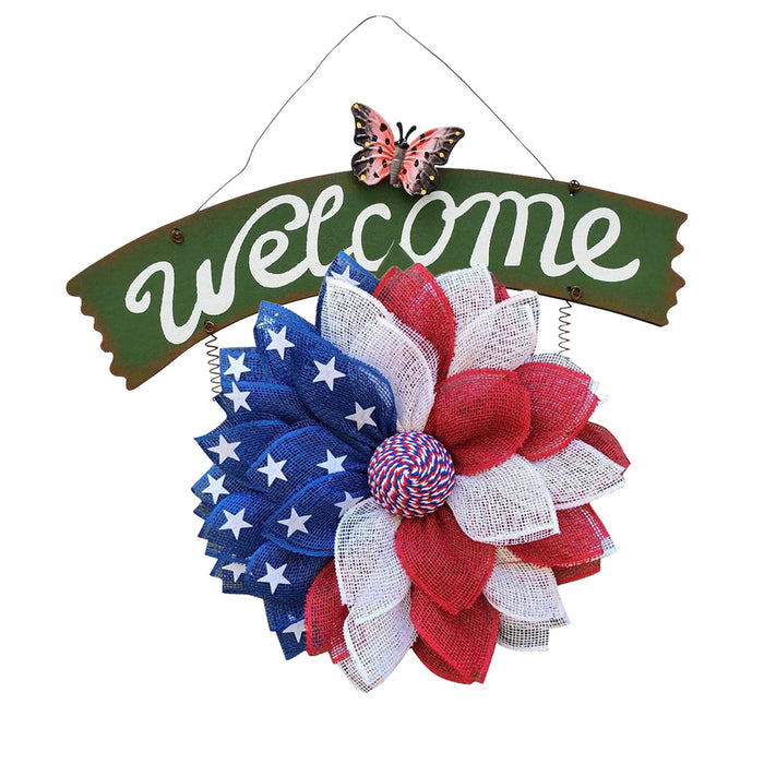 Wholesale 4th of July home door pendant handicraft decoration american day independence day MOQ≥2 JDC-DC-MinD003