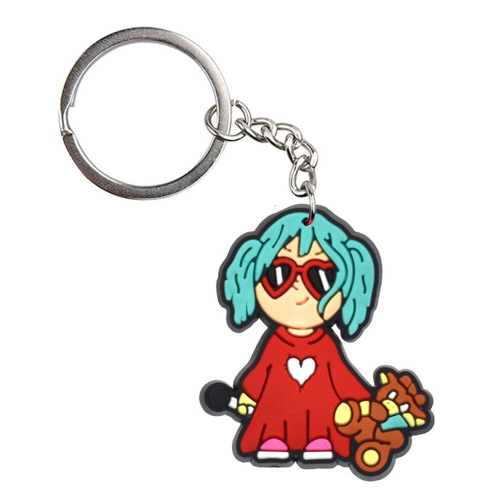 Wholesale Keychains PVC Cute Cartoon Anime(M) MOQ≥10 JDC-KC-BZYH003