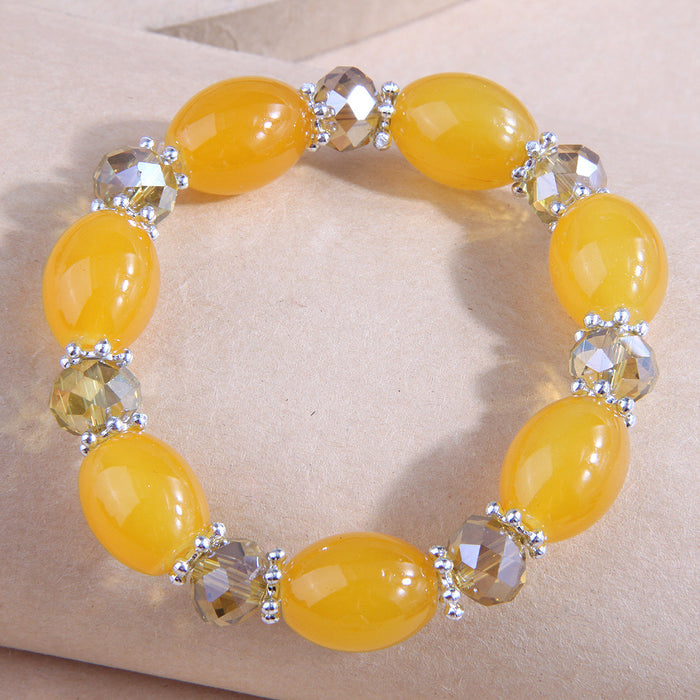 Wholesale Simple Versatile Crystal Resin Bracelet JDC-BT-WY138