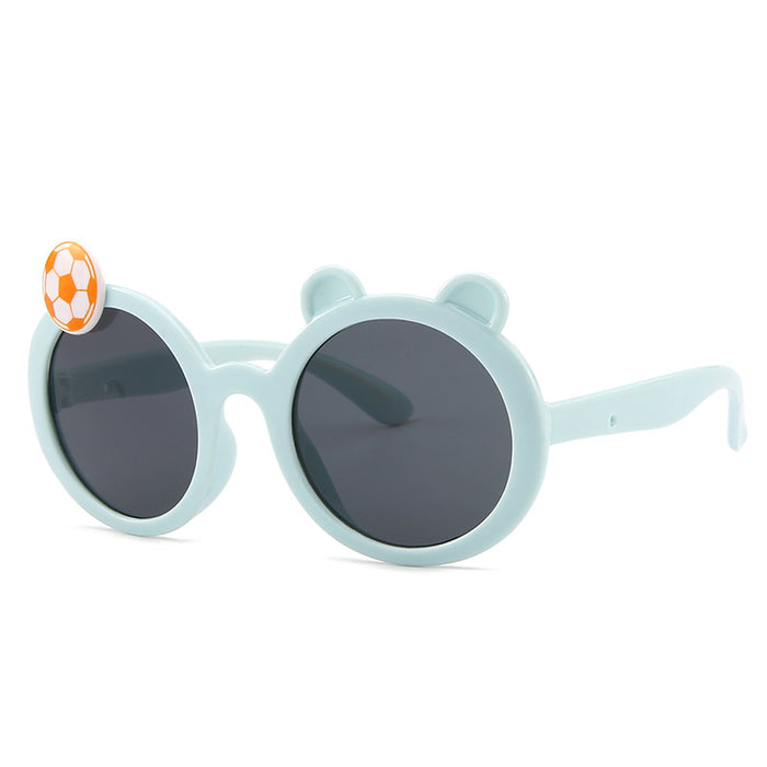 Jewelry WholesaleWholesale children's anti ultraviolet football Sunglasses JDC-SG-KaiX009 Sunglasses 凯祥 %variant_option1% %variant_option2% %variant_option3%  Factory Price JoyasDeChina Joyas De China