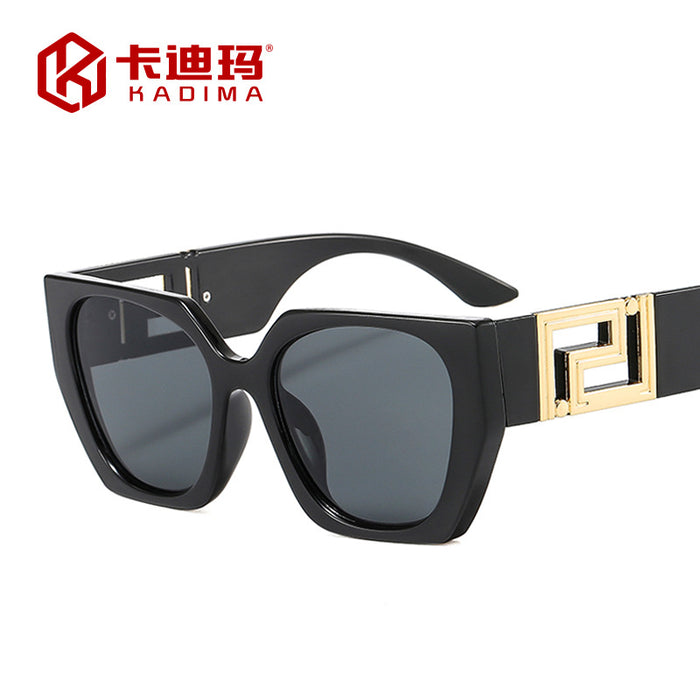 Wholesale Square Big Frame Sunglasses with Color and UV Protection JDC-SG-XIa027