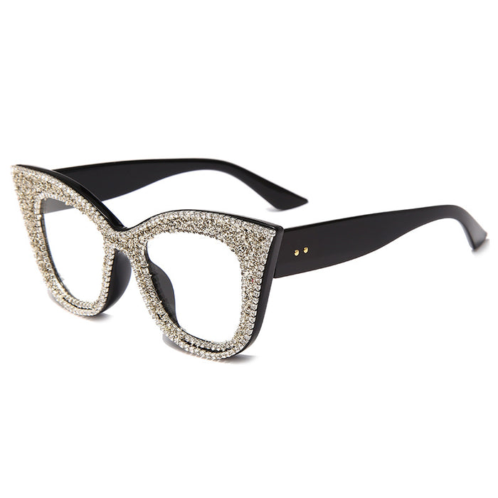 Jewelry WholesaleWholesale Rhinestone Metal Cat Eye Ladies Sunglasses MOQ≥2 JDC-SG-GuiM012 Sunglasses 闺淼 %variant_option1% %variant_option2% %variant_option3%  Factory Price JoyasDeChina Joyas De China