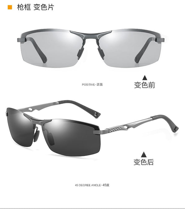 Wholesale polarized photochromic aluminum magnesium sunglasses JDC-SG-JunL004