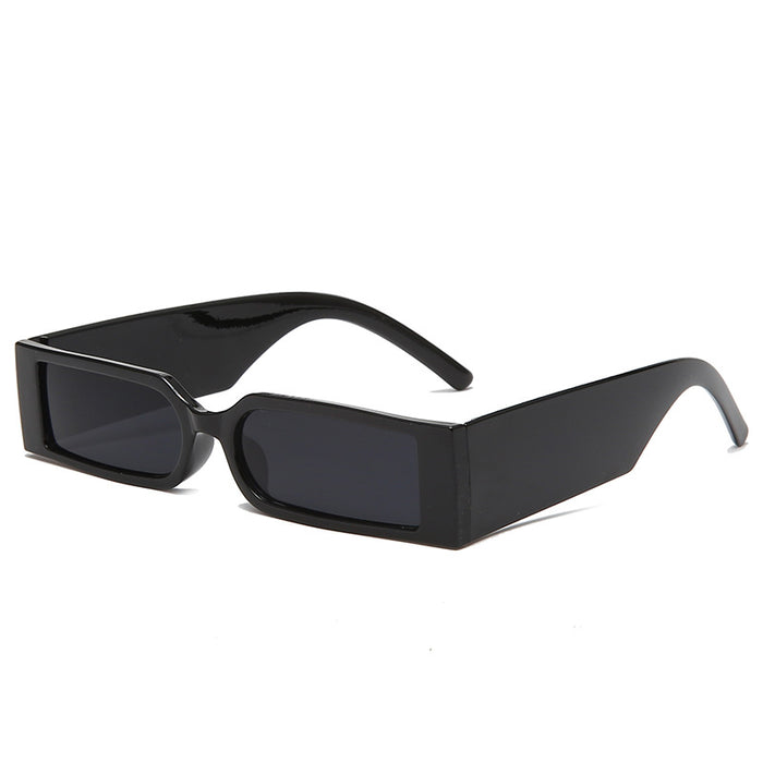 Wholesale Colorful Hip Hop Sunglasses Small Square Glasses Wide Legs JDC-SG-FeiW001