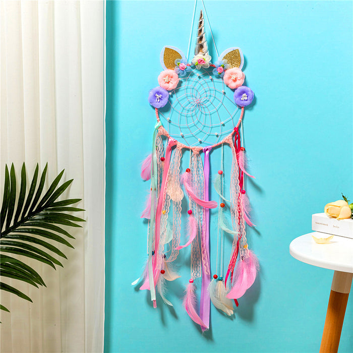 Jewelry WholesaleWholesale Feather Lace Rope Beads Dreamcatcher JDC-DC-JYun002 Dreamcatcher 杰韵 %variant_option1% %variant_option2% %variant_option3%  Factory Price JoyasDeChina Joyas De China