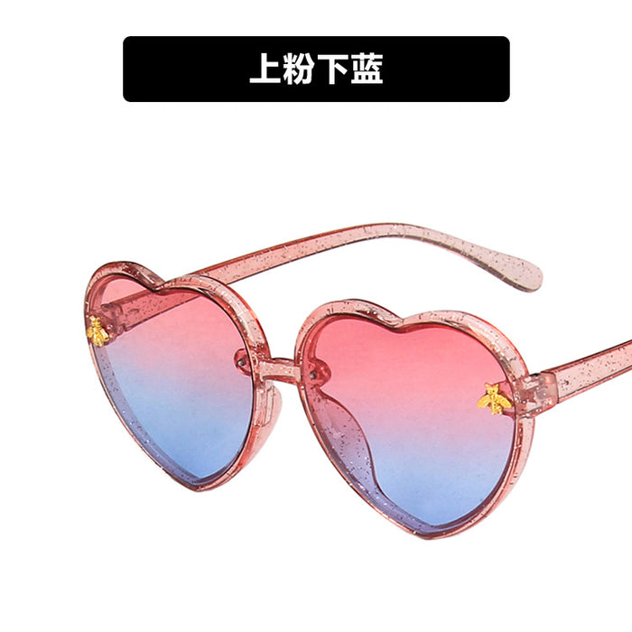 Jewelry WholesaleWholesale love little bee children's sunglasses JDC-SG-KD140 Sun Glasses 珂盾 %variant_option1% %variant_option2% %variant_option3%  Factory Price JoyasDeChina Joyas De China