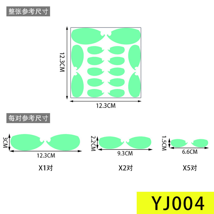 Wholesale stickers fluorescent PVC horror halloween MOQ≥2 JDC-ST-BOC003