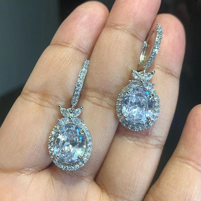 Wholesale Earrings Copper Zircon MOQ≥2 JDC-PREMCAOS-ES-011