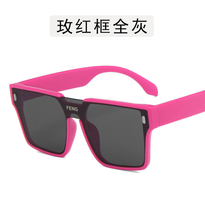 Wholesale one piece big frame kids sunglasses baby windproof JDC-SG-GuangD015