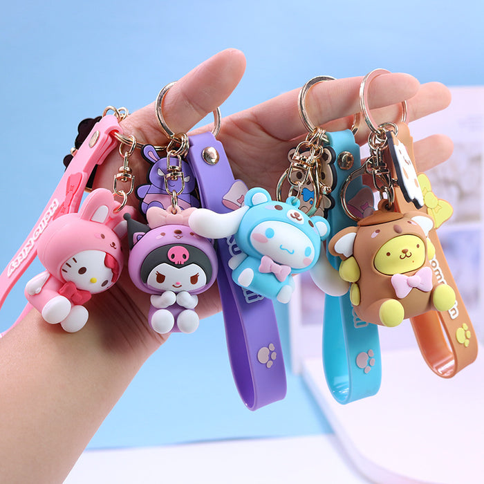 Wholesale cartoon doll key chain cute car key pendant JDC-KC-LEn003