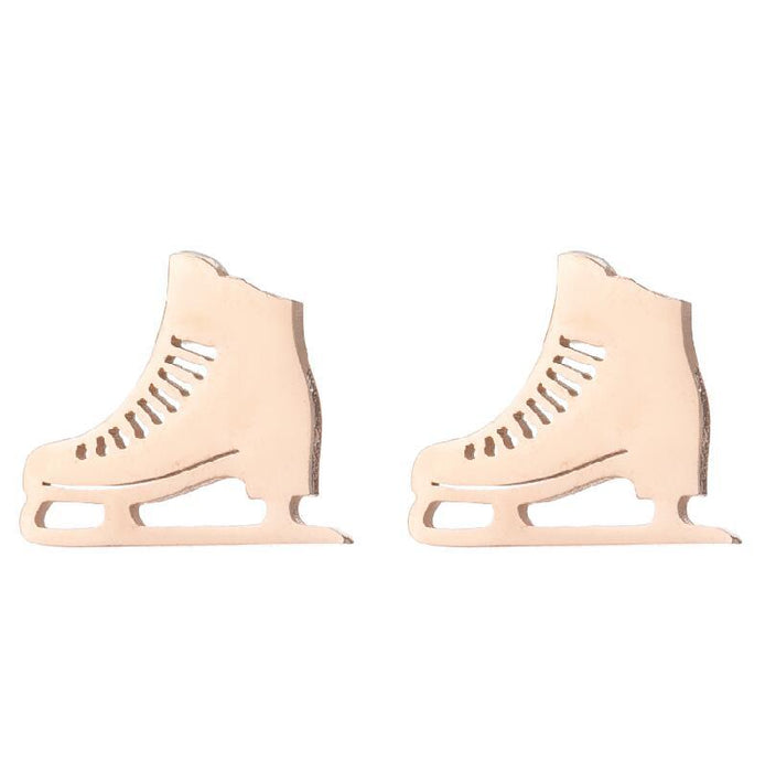 Jewelry WholesaleWholesale skates sports soccer basketball stainless steel earrings MOQ≥2 JDC-ES-MOSHU001 Earrings 舒莫 %variant_option1% %variant_option2% %variant_option3%  Factory Price JoyasDeChina Joyas De China