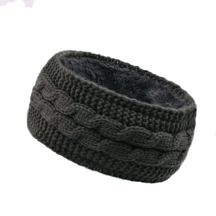 Wholesale Headband Fabric Plush Knitting Warm Sports JDC-HD-XQ001