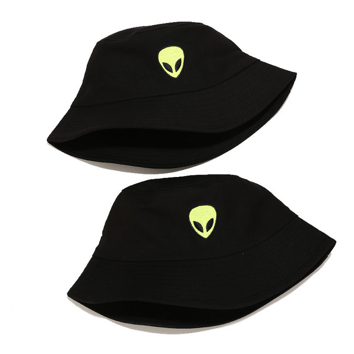 Wholesale Hat Fabric Alien Embroidered Bucket Hat JDC-FH-ShunMa011