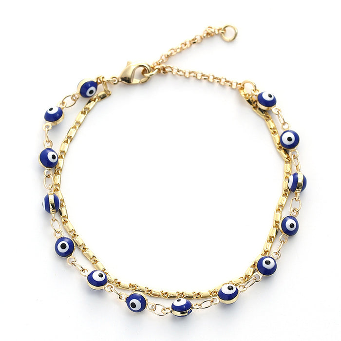 Wholesale Devil's Eye Iron Enamel Bracelet JDC-BT-KenJ003