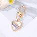 Jewelry WholesaleWholesale Dot Drill Carved Alloy Love Eye Keychain MOQ≥6 JDC-KC-Juej006 Keychains 觉际 %variant_option1% %variant_option2% %variant_option3%  Factory Price JoyasDeChina Joyas De China