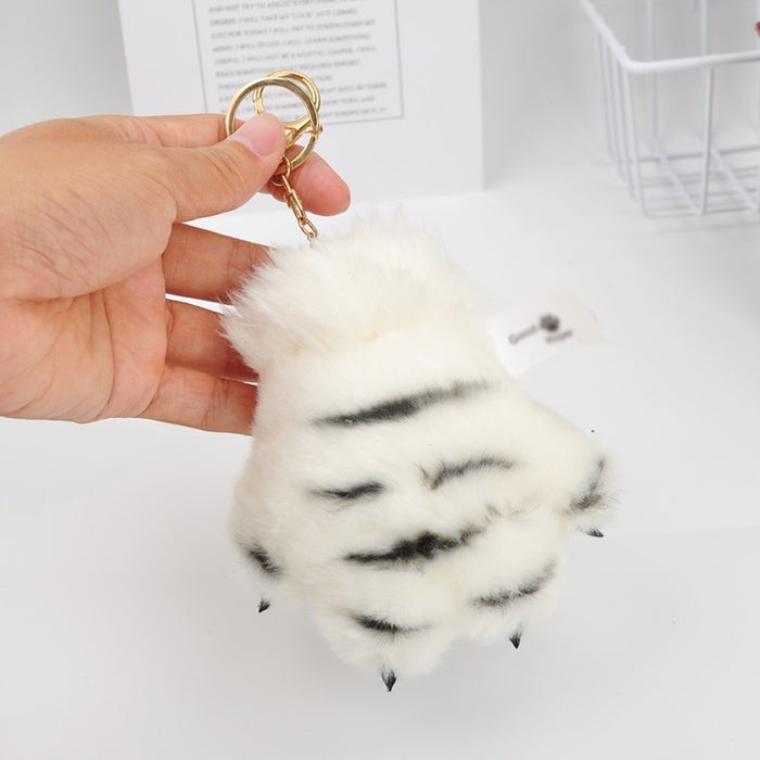 Wholesale Tiger Claw Tiger Palm Plush Keychain JDC-KC-YDu001