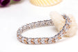 Jewelry WholesaleWholesale Natural Crystal Zircon Marquise Wheat Ear Bracelet Tennis Chain JDC-BT-ShengY005 Bracelet 神韵 %variant_option1% %variant_option2% %variant_option3%  Factory Price JoyasDeChina Joyas De China