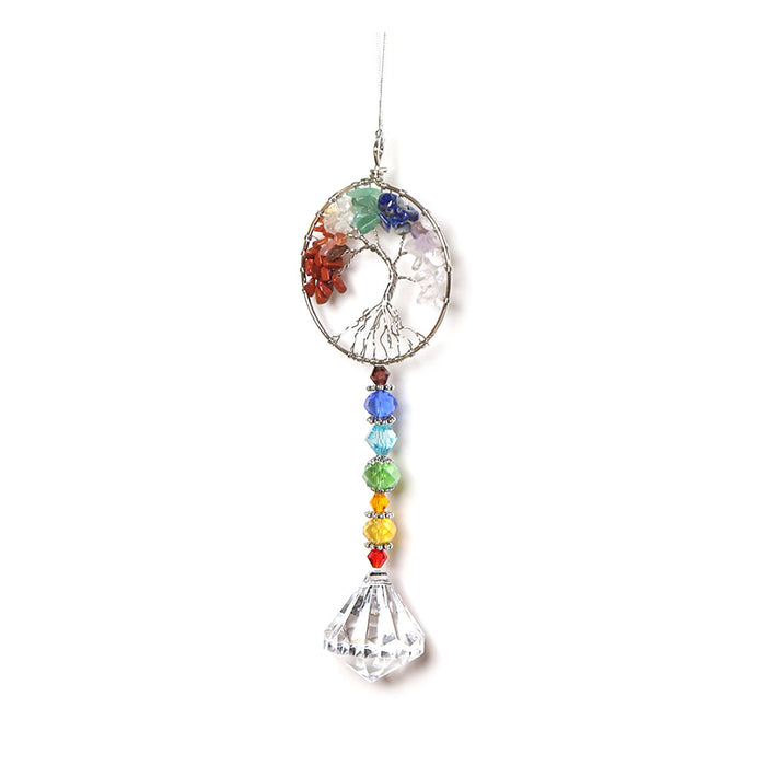 Jewelry WholesaleWholesale Tree of Life Iron Plexiglass Car Ornaments JDC-DC-LZ048 Dreamcatcher 联缀 %variant_option1% %variant_option2% %variant_option3%  Factory Price JoyasDeChina Joyas De China