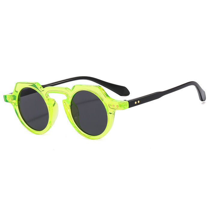 Wholesale Sunglasses PC Retro Jelly Color Sunscreen MOQ≥2 JDC-SG-MinL006