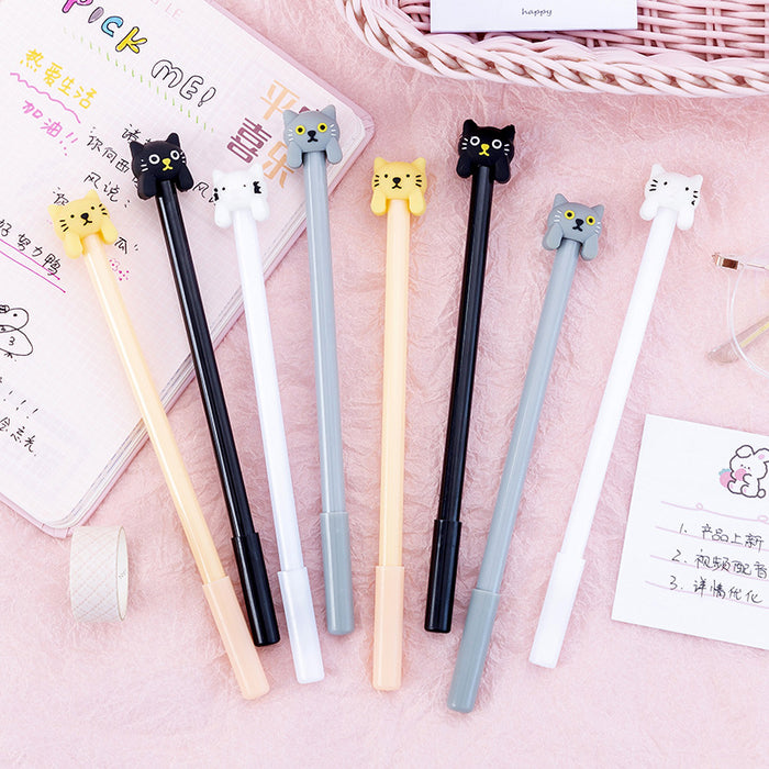 Wholesale Ballpoint Pen Plastic Kitten Cartoon JDC-BP-XuF012