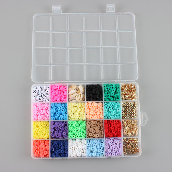 Wholesale 24 Grid DIY Clay Bead Bracelet Set MOQ≥2 JDC-DIY-AoF002