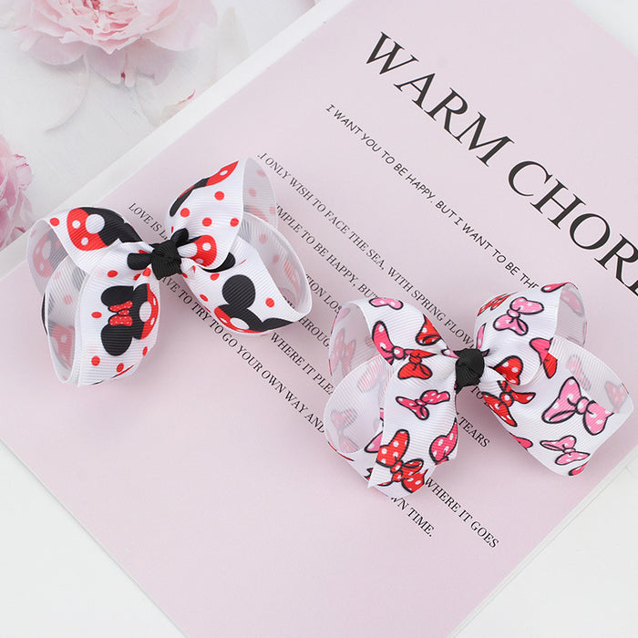 Wholesale Children's Amusement Park Joyful 3 Inch Upturned Butterfly Hair Clip (M) JDC-HC-Danzuo041