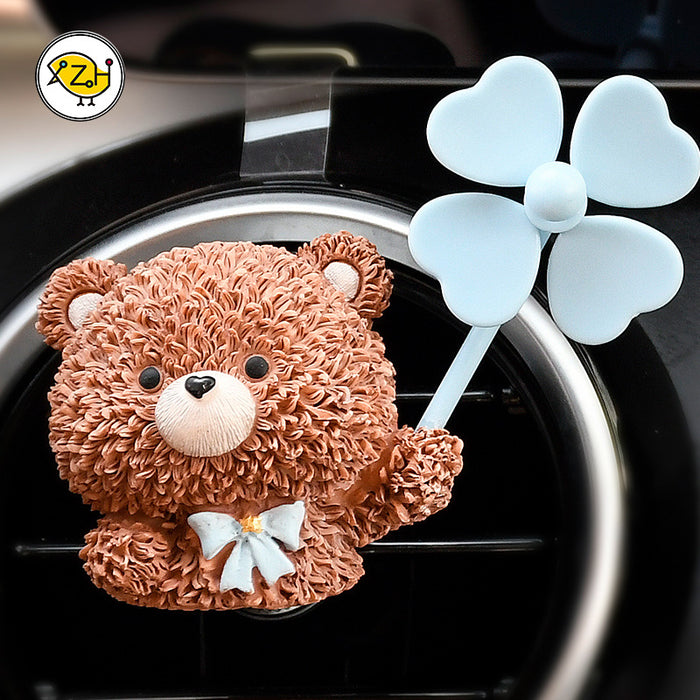 Wholesale Car Accessories Resin Cute Cartoon Air Outlet Perfume Clip JDC-CA-XZH001