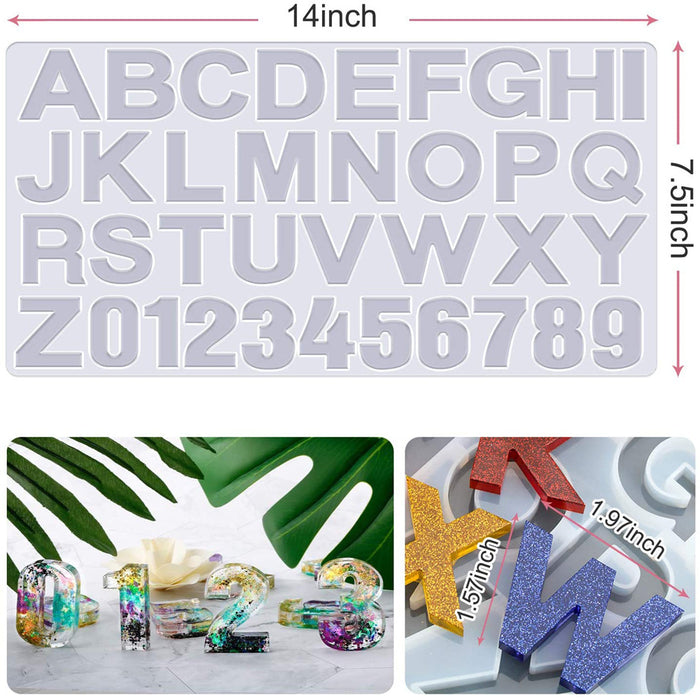 Jewelry WholesaleWholesale Number Pinyin Alphabet Epoxy Mould Set Pendant Resin Silicone MOQ≥2 JDC-KC-ChHong002 Keychains 创宏 %variant_option1% %variant_option2% %variant_option3%  Factory Price JoyasDeChina Joyas De China