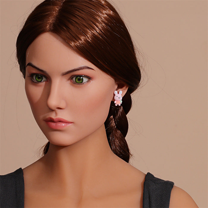 Wholesale Earring Flocking Cute Stereo Cartoon JDC-ES-GuTe032