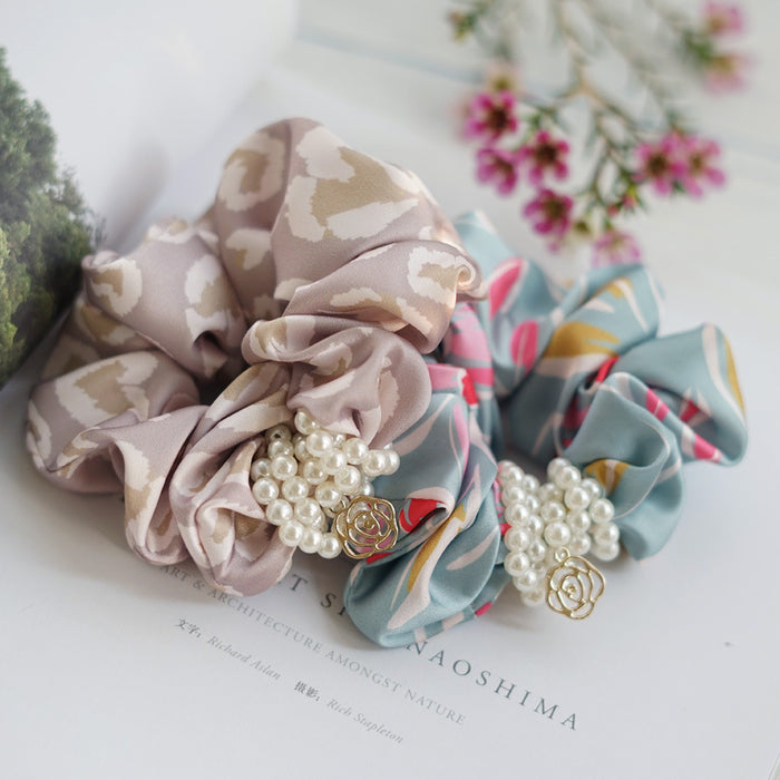 Jewelry WholesaleWholesale Fashion Floral Fabric Hair Bands JDC-HS-Youp003 Hair Scrunchies 有派 %variant_option1% %variant_option2% %variant_option3%  Factory Price JoyasDeChina Joyas De China