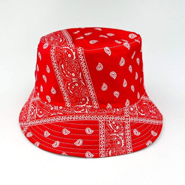 Wholesale cashew flower fisherman hat foldable JDC-FH-YFan001