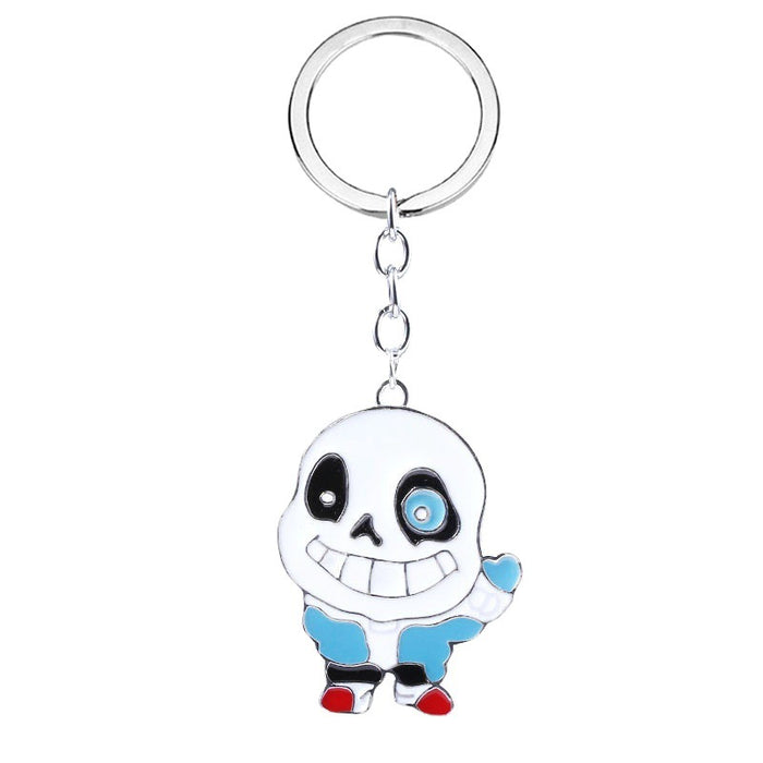 Wholesale Skull Cartoon Keychain Halloween Metal Pendant JDC-KC-YouM005