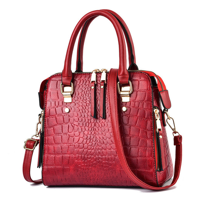 Wholesale Shoulder Bag PU Crocodile Pattern Handheld Diagonal JDC-SD-Baao002