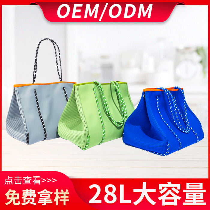 Wholesale breathable perforated diving material beach bag JDC-SD-HeH001