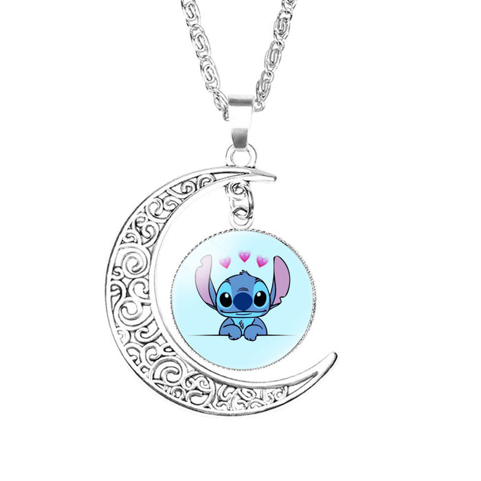 Wholesale animated movie cartoon character necklace JDC-NE-NingX002