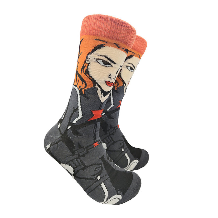 Wholesale Sock Cotton Cartoon Pattern Anime Sweat Absorb (M) MOQ≥3 JDC-SK-SuY001