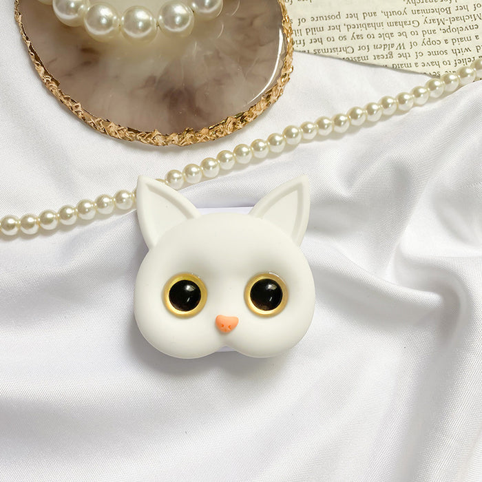 Wholesale Grips Cartoon Cat Plastic Phone Holder Mobile Phone Holder JDC-PS-Baiying003