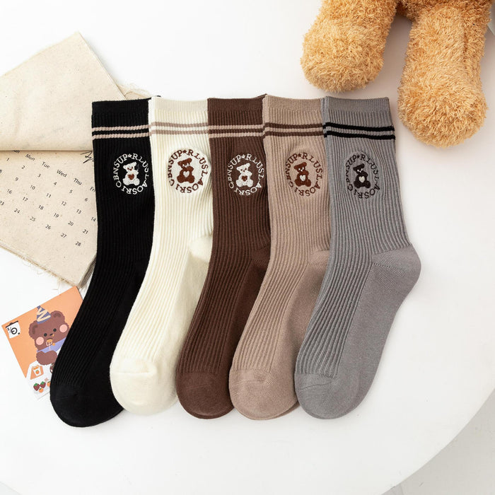 Wholesale Socks Cotton Cute Bear Socks JDC-SK-JTing008