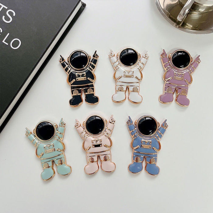 Wholesale Grips Mobile Phone Holder Cartoon Spaceman Plastic Phone Holder JDC-PS-Xuman001