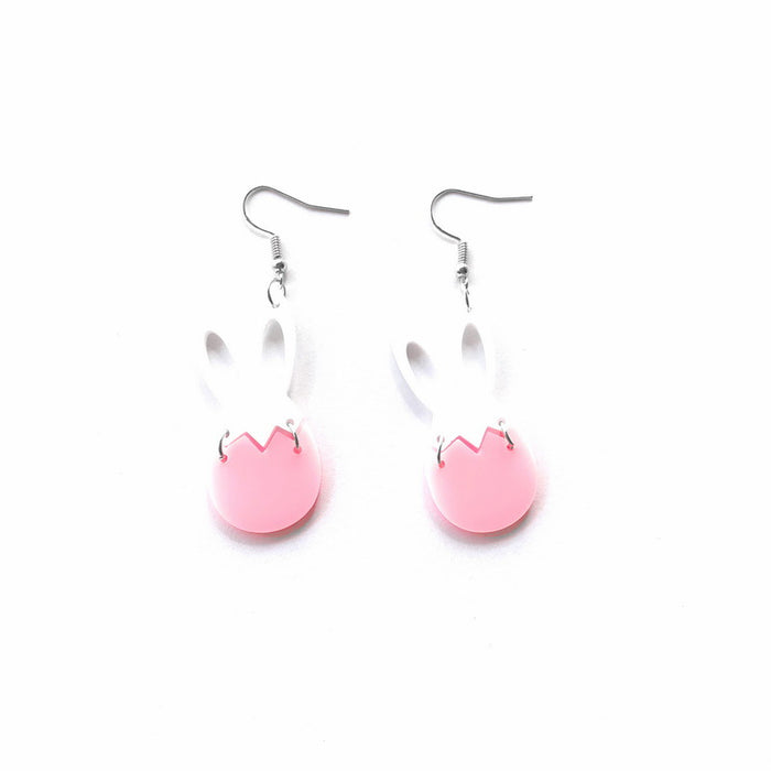 Jewelry WholesaleWholesale Easter Cute Easter Egg Bunny Earrings JDC-ES-XUEP007 Earrings 雪帕 %variant_option1% %variant_option2% %variant_option3%  Factory Price JoyasDeChina Joyas De China