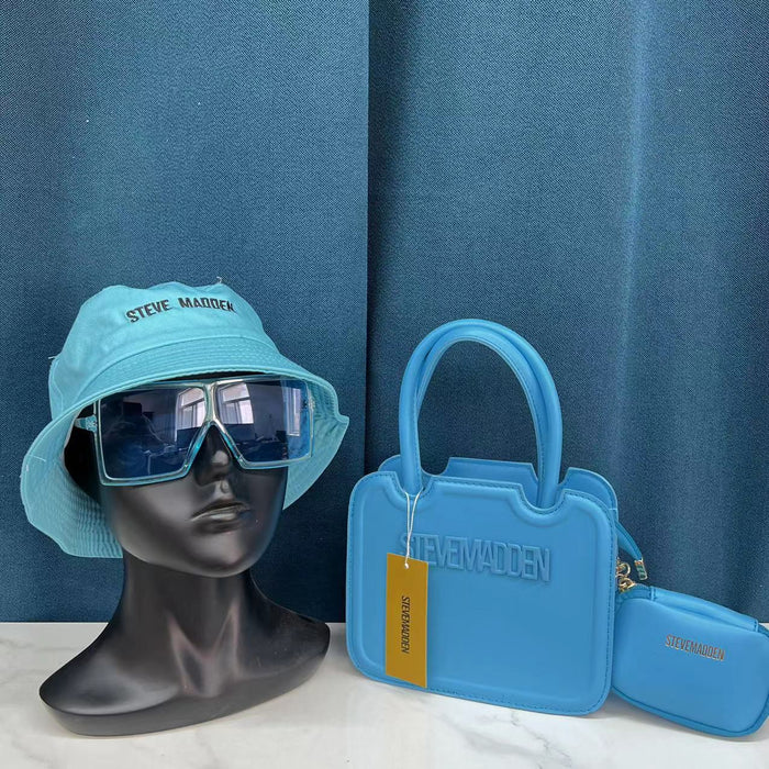 Wholesale Sunglasses Hat PU Shoulder Bag Handbag Set (F) JDC-HB-YLuo001