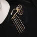 Jewelry WholesaleWholesale Crystal Tassel Butterfly Alloy Single Ear Clip JDC-ES-D793 Earrings 晴雯 %variant_option1% %variant_option2% %variant_option3%  Factory Price JoyasDeChina Joyas De China