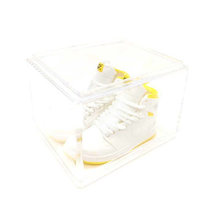 Wholesale Enamel Sneakers Plastic Transparent Box Keychains Ornaments JDC-KC-TuoH008