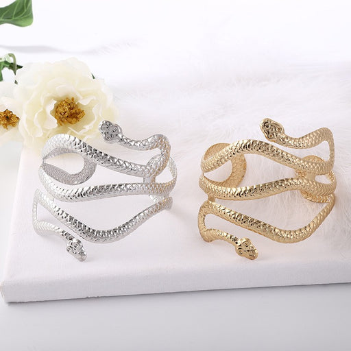 Jewelry WholesaleWholesale alloy retro snake bracelet JDC-BT-DaiR017 Bracelet 黛仁 %variant_option1% %variant_option2% %variant_option3%  Factory Price JoyasDeChina Joyas De China