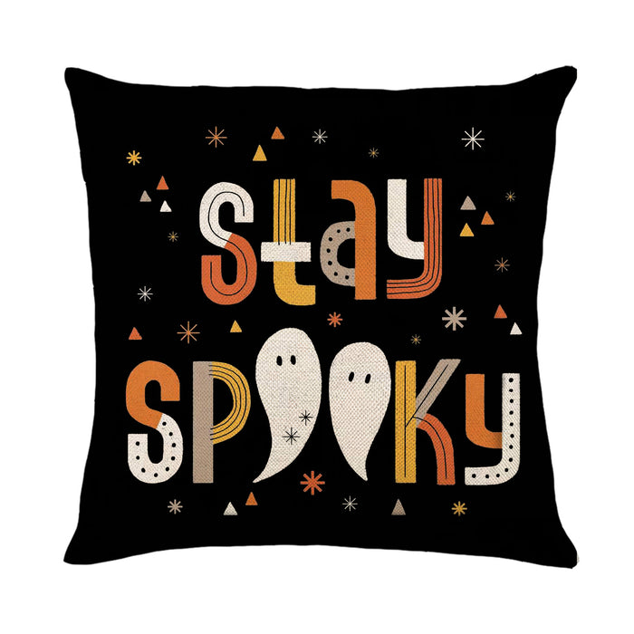 Wholesale Pillowcase Linen Print Halloween Without Pillow MOQ≥2 JDC-PW-LMJ002