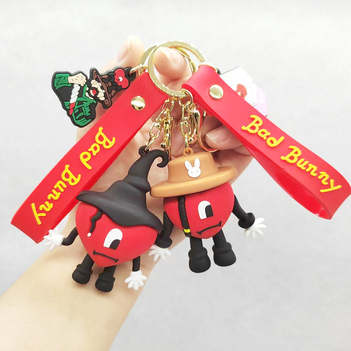 Wholesale Keychains Hardware PVC Cartoon Cute MOQ≥2 JDC-KC-MuYan001